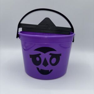 2023 McDonald's Happy Meal Halloween Boo Bucket Pail Purple Vampire No Lid